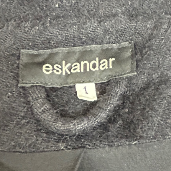 ESKANDAR Baby Lama / wool oversized coat - Picture 10 of 14